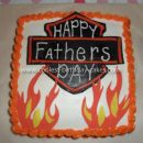 Coolest Father's Day Harley Davidson Cake