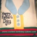 Homemade Father's Day Polo Shirt Cake
