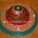 Homemade Fiesta Sombrero Cake