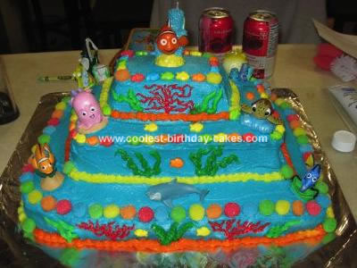 Homemade Finding Nemo Birthday Cake