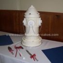 Homemade Fire Hydrant Wedding Cake