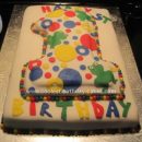 Homemade First Birthday Cake