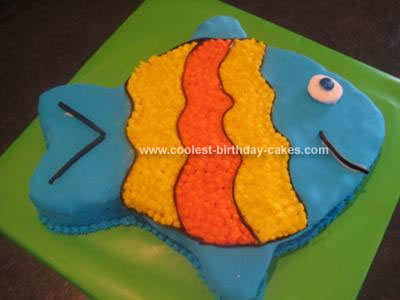 Homemade Fish Birthday Cake