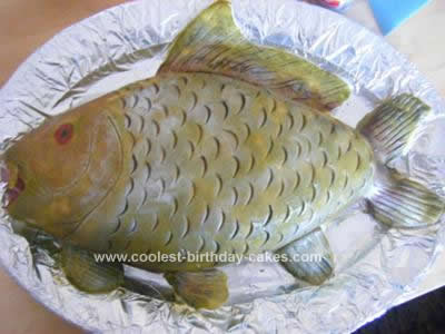 Homemade Fish Birthday Cake Idea