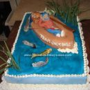 Fishing or Napping? Birthday Cake