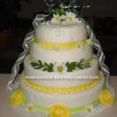 Coolest Floral Wedding Cake