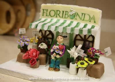 Homemade  Florist Cake