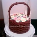 Homemade Flower Basket Cake