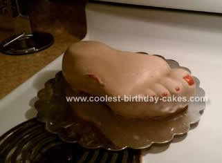 Homemade  Foot Cake Idea
