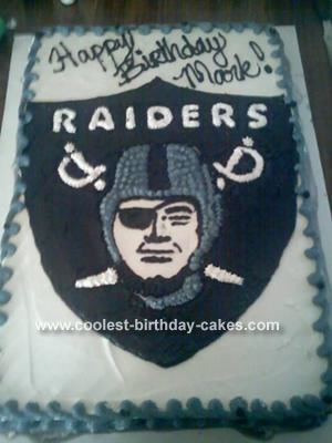 Oakland Raider Cake