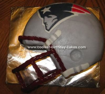 Crystal's Patriot Football  Cake