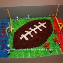Homemade Football Field Cake