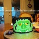 Homemade Frankenstein Cake