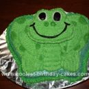 Homemade Frog Birthday Cake Idea