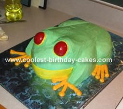 Red Eyed Tree Frog Cake