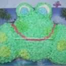Homemade Froggie Birthday Cake