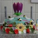Homemade Garden Birthday Cake