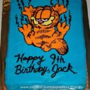 Homemade Garfield Cake from 