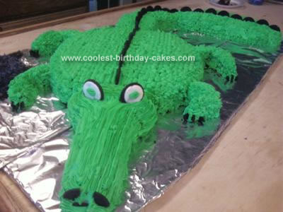 Homemade Gator Cake