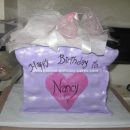 Homemade Gift Bag Birthday Cake