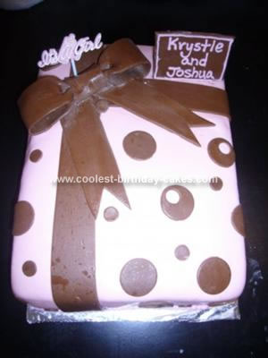 Homemade Gift Box Cake