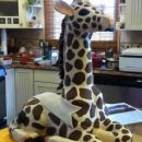 Kotitekoinen kirahvin syntymäpäiväkakku