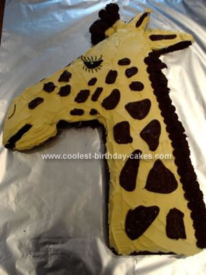 Homemade Giraffe Cake