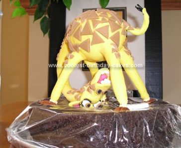 Homemade Giraffe Cake