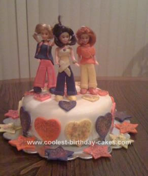 Homemade Girl Rockband Cake