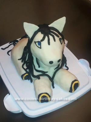 Homemade Girl's Pony Fanatic Cake