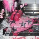 Homemade Glitzy Glam Present Birthday Cake Design