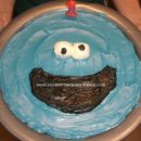 Homemade Gluten Free Cookie Monster Cookie Cake