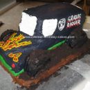 Homemade Grave Digger Truck Cake 32