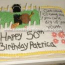 50th Birthday Graveyard Cake