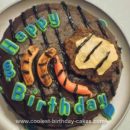 Homemade Grill Birthday Cake