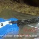 Homemade Guitar Birthday Cake Design