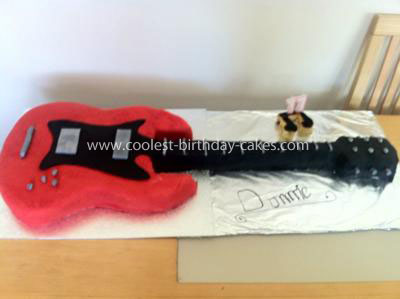 Coolest Guitar Cake