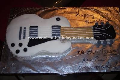 Les Paul's Guitar Cake