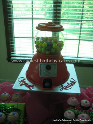 Coolest Gumball Machine Birthday Cake