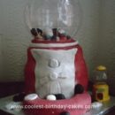Homemade Gumball Machine Cake