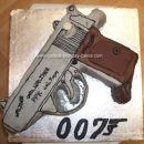 Homemade Gun Cake