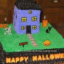 Homemade Halloween Cake