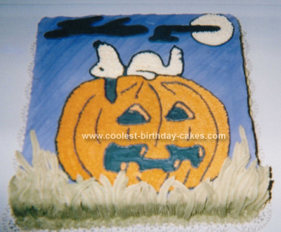 Halloween Pumpkin Party Cake Design