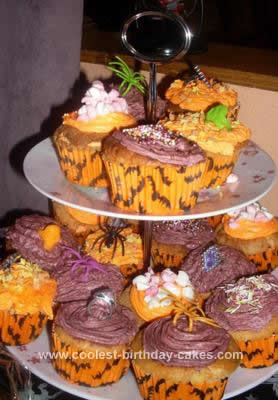 Homemade Halloween Witches Brew Cake