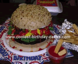 Juicy Hambuger Cake