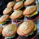 Homemade Hamburger Cupcakes