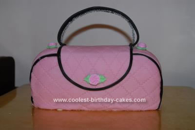 Homemade Handbag Birthday Cake