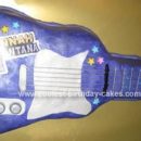 Homemade Hanna Montana Guitar Cake