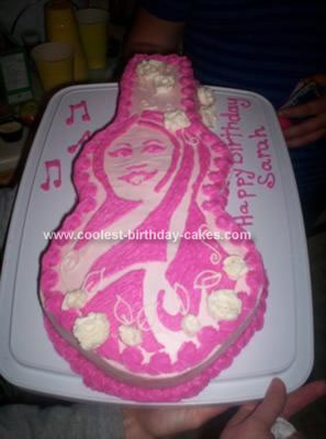 Homemade Hannah Montana Cake
