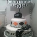 Homemade Harley Birthday Cake